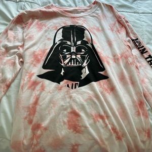 Disney jersey Darth Vader pink tie dye!